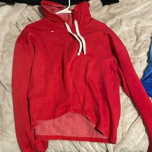Red hoodie